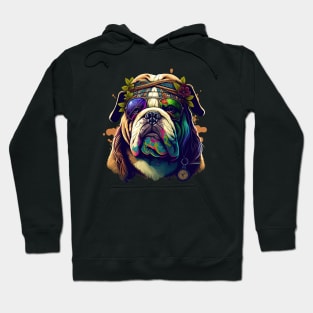 Hippie Bulldog Hoodie